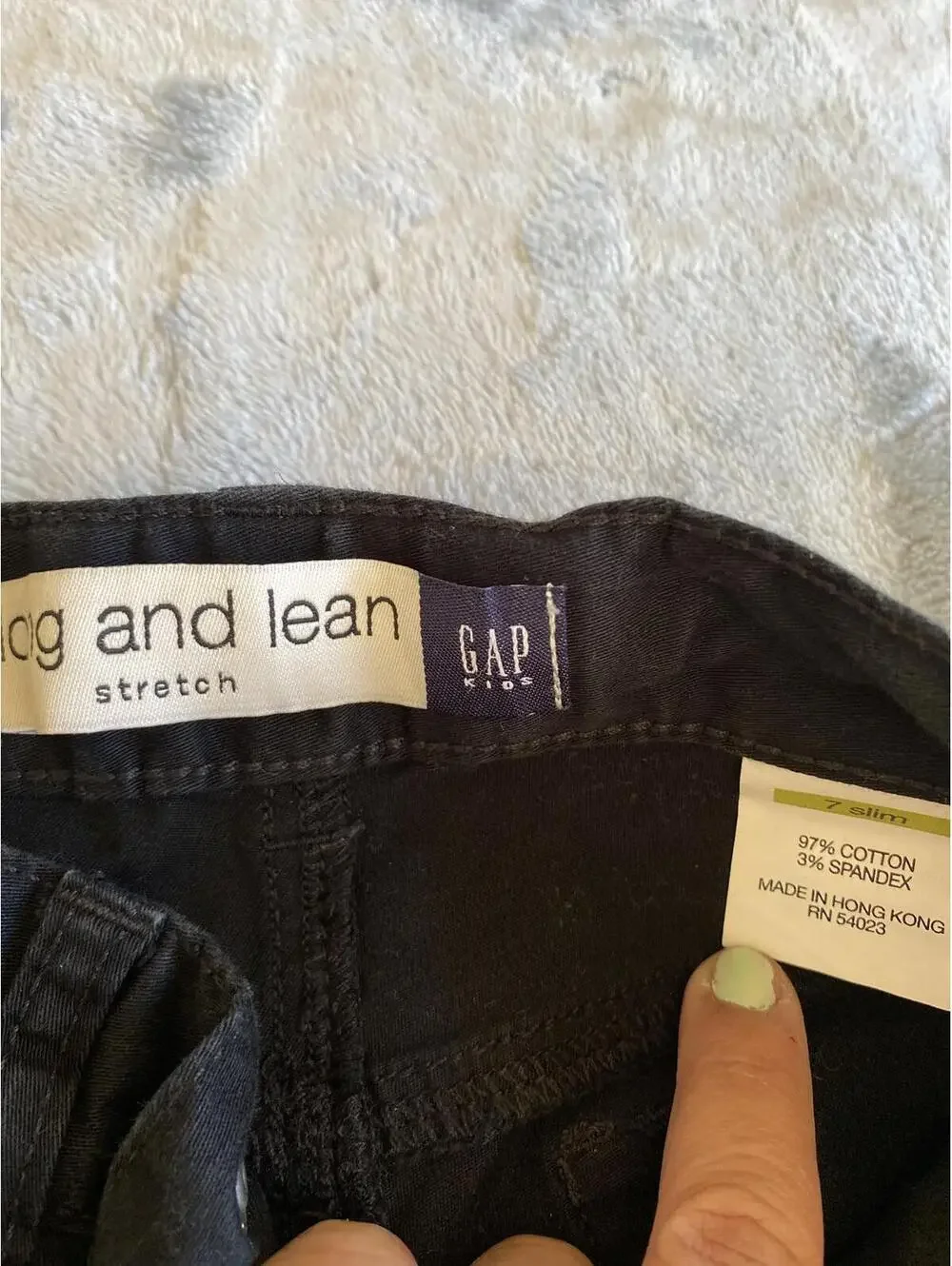 Gap Kids Black Stretch Flared Pants - Size 7